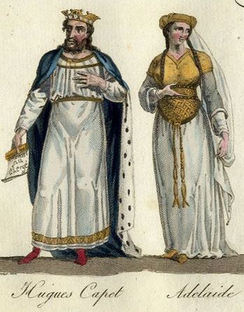 Hugues Capet et Adélaïde d'Aquitaine