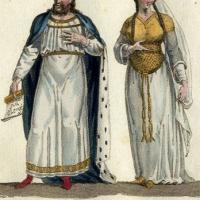 Hugues Capet et Adélaïde d'Aquitaine
