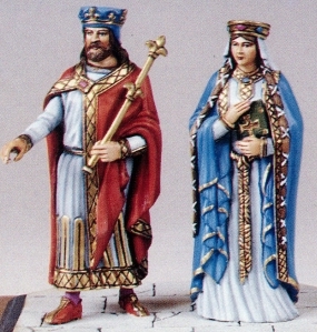 Hugues Capet et Adélaïde d'Aquitaine