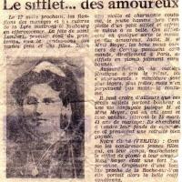 Presse 1960 : Le sifflet des amoureux