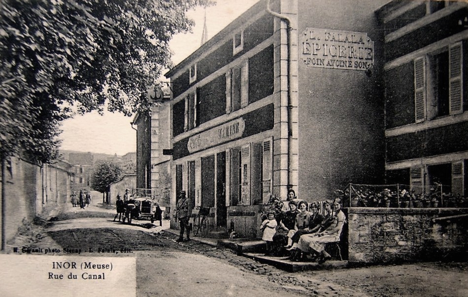 Inor (Meuse) L'épicerie Falala CPA