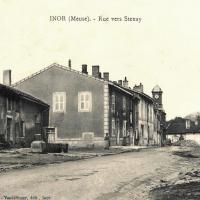 Inor (Meuse) La Grande rue CPA