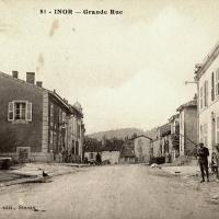 Inor (Meuse) La Grande rue CPA