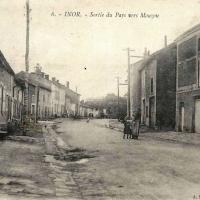 Inor (Meuse) La route de  Mouzon CPA