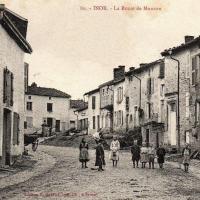Inor (Meuse) La route de Mouzon CPA