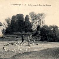 La tour du château CPA