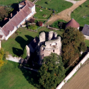 Jaudrais (28) Les ruines du château CPA