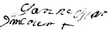 Jeanne Martincourt (1664/1721) épouse de Jean George