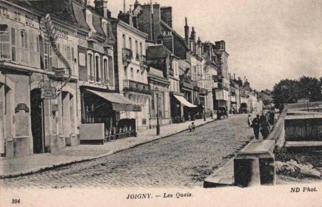 Joigny (89) Les quais CPA