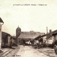 Juvigny-sur-Loison (Meuse) La Grande rue CPA