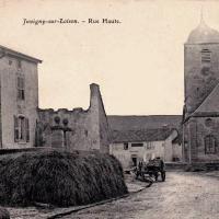 Juvigny-sur-Loison (Meuse) La rue Haute CPA
