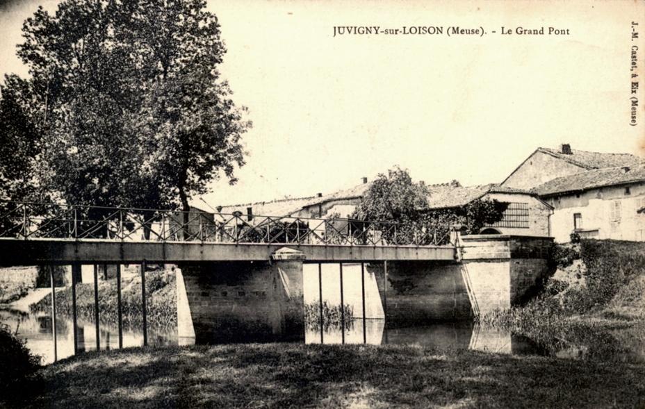Juvigny-sur-Loison (Meuse) Le grand pont CPA