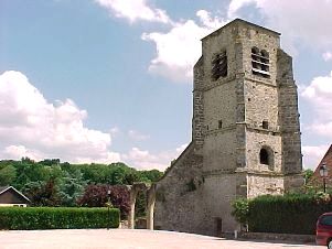 L'Epine-aux-Bois (Aisne) Eglise Saint-Cyr et Sainte-Juliette