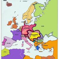 L'Europe en 1885