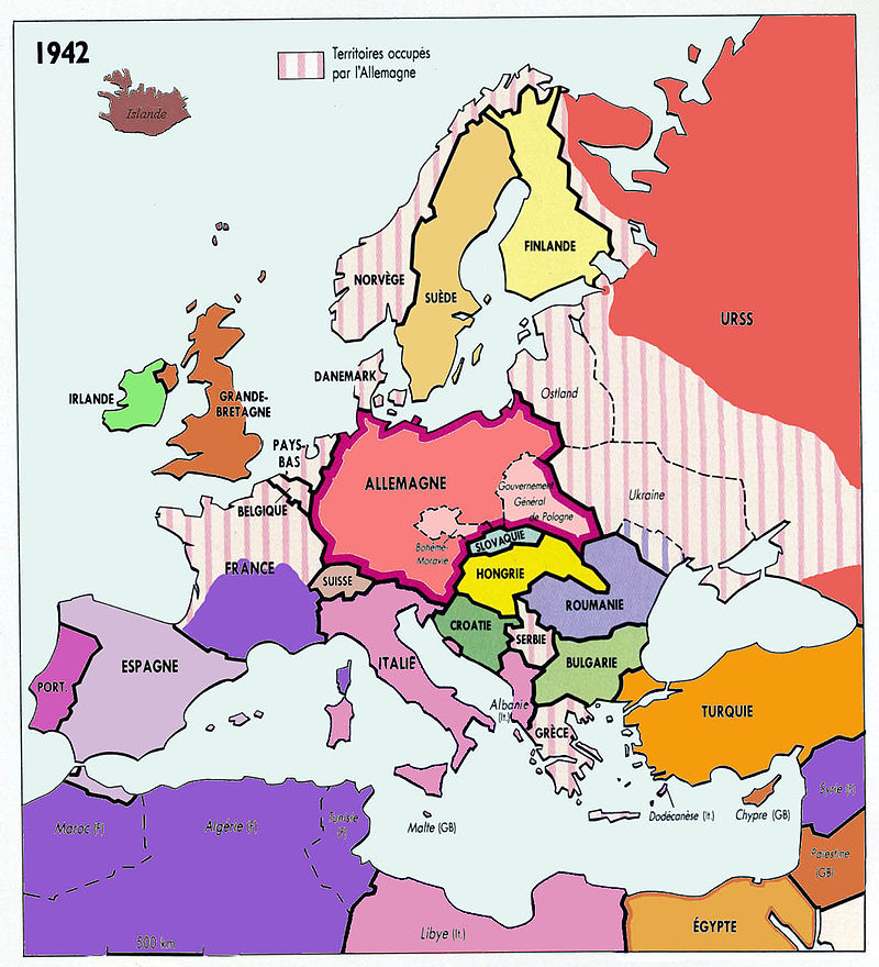 L'Europe en 1942, Ordre Nouveau hitlérien