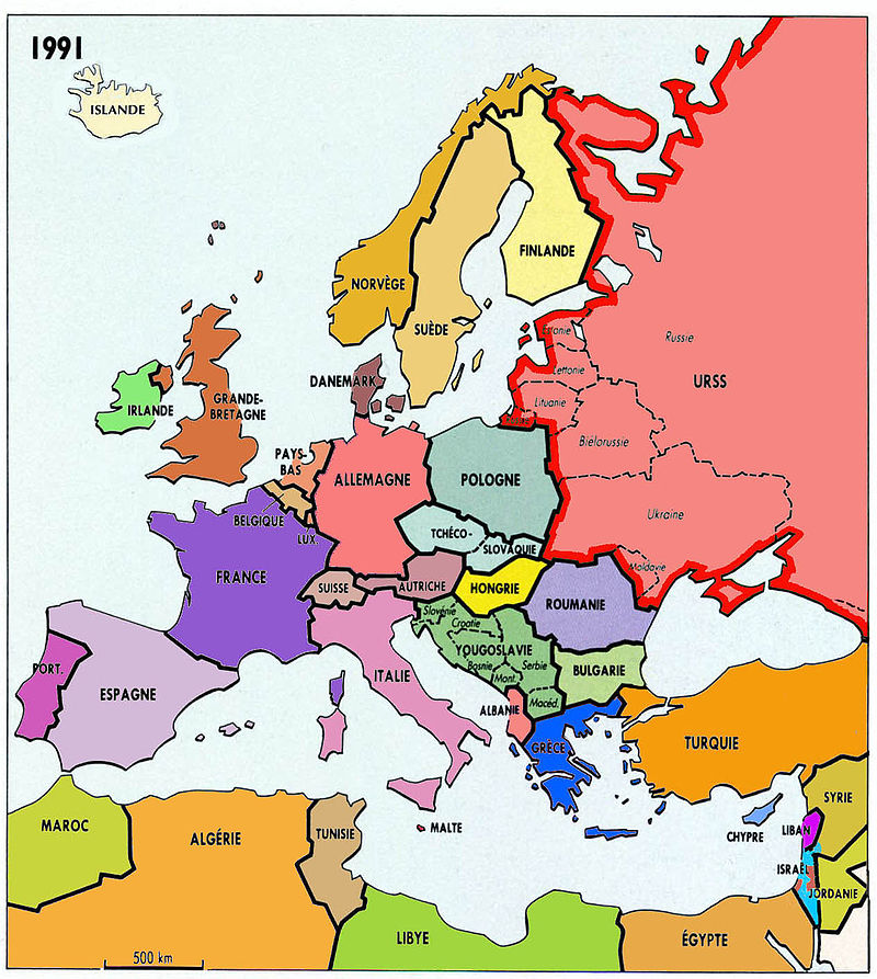 L'Europe en 1991, Chute du mur de Berlin