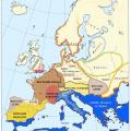 L'Europe vers 560, royaumes Barbares