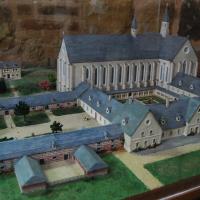 Maquette de l'ancienne Abbaye de Foigny à La Bouteille où il est inhumé