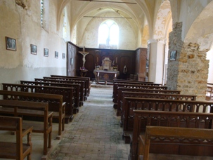 La Chapelle-sur-Chézy (Aisne) Eglise Saint-Barthélémy intérieur