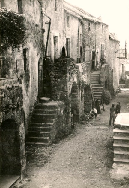 La rue droite (cpa)