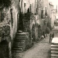 La rue droite (cpa)