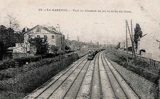 La garenne colombes 92 l avenue du general leclerc allee du nord cpa