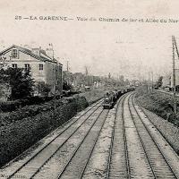 La garenne colombes 92 l avenue du general leclerc allee du nord cpa