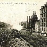 La garenne colombes 92 l avenue du general leclerc allee du nord le train cpa