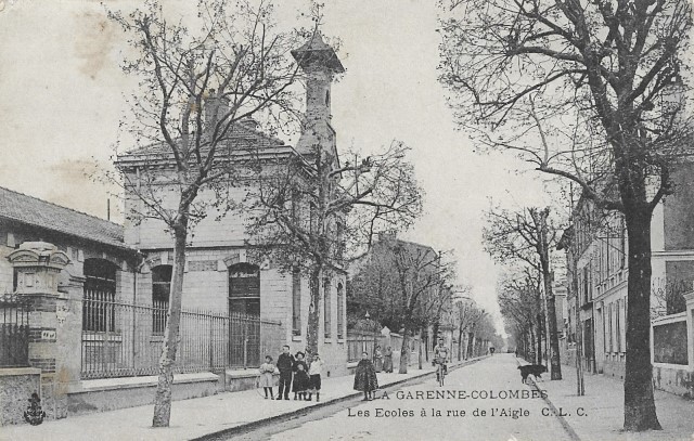 La garenne colombes 92 l ecole rue de l aigle cpa