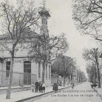 La garenne colombes 92 l ecole rue de l aigle cpa