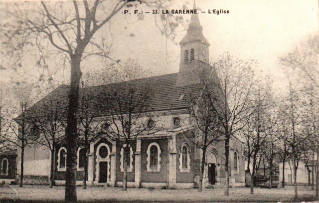 La garenne colombes 92 l eglise saint urbain cpa