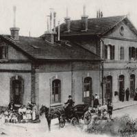 La garenne colombes 92 la gare cpa