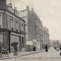 La garenne colombes 92 la rue de l arrivee cpa