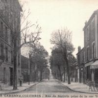 La garenne colombes 92 la rue sartoris cpa