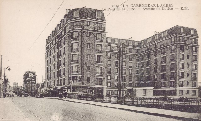 La garenne colombes 92 le pont de la puce cpa