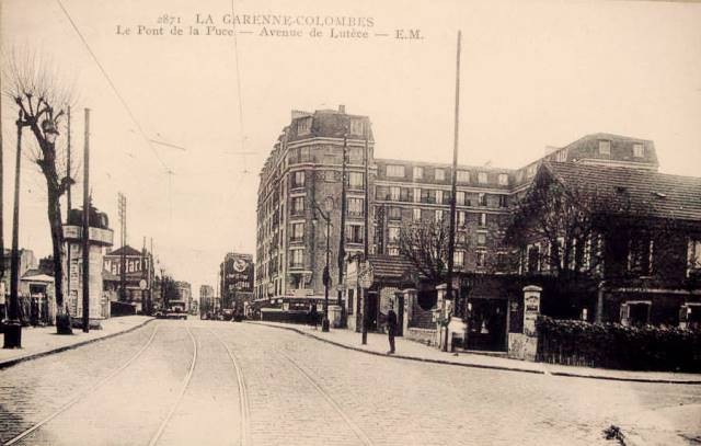 La garenne colombes 92 le pont de la puce cpa