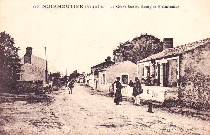 La Guérinière (Vendée) Grande rue CPA