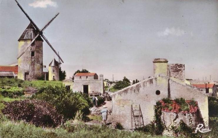 La Guérinière (Vendée) Moulin CPA