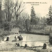 La queue en brie val de marne l abreuvoir cpa