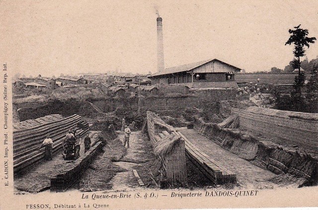 La queue en brie val de marne la briquetterie cpa