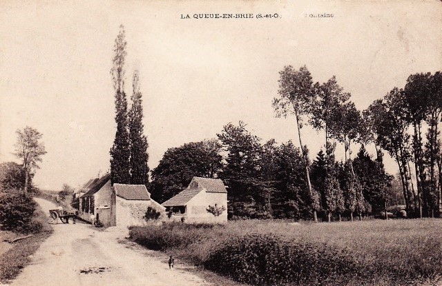 La queue en brie val de marne la fontaine cpa