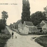 La queue en brie val de marne la fontaine cpa