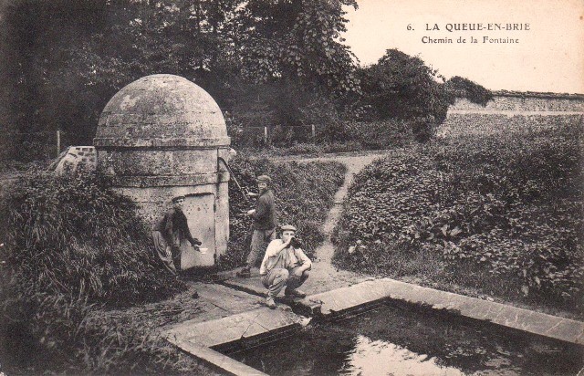 La queue en brie val de marne la fontaine cpa