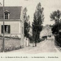 La queue en brie val de marne la gendarmerie cpa