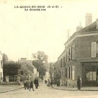 La queue en brie val de marne la grande rue cpa