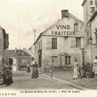La queue en brie val de marne la rue de lagny cpa