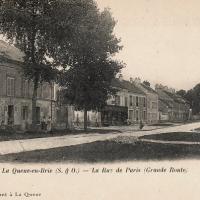 La queue en brie val de marne la rue de paris cpa