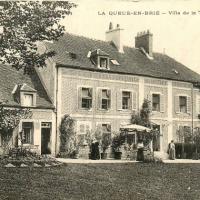 La queue en brie val de marne la villa de la tour cpa