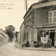 La queue en brie val de marne le carrefour de la mairie cpa