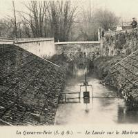 La queue en brie val de marne le lavoir sur le morbras cpa